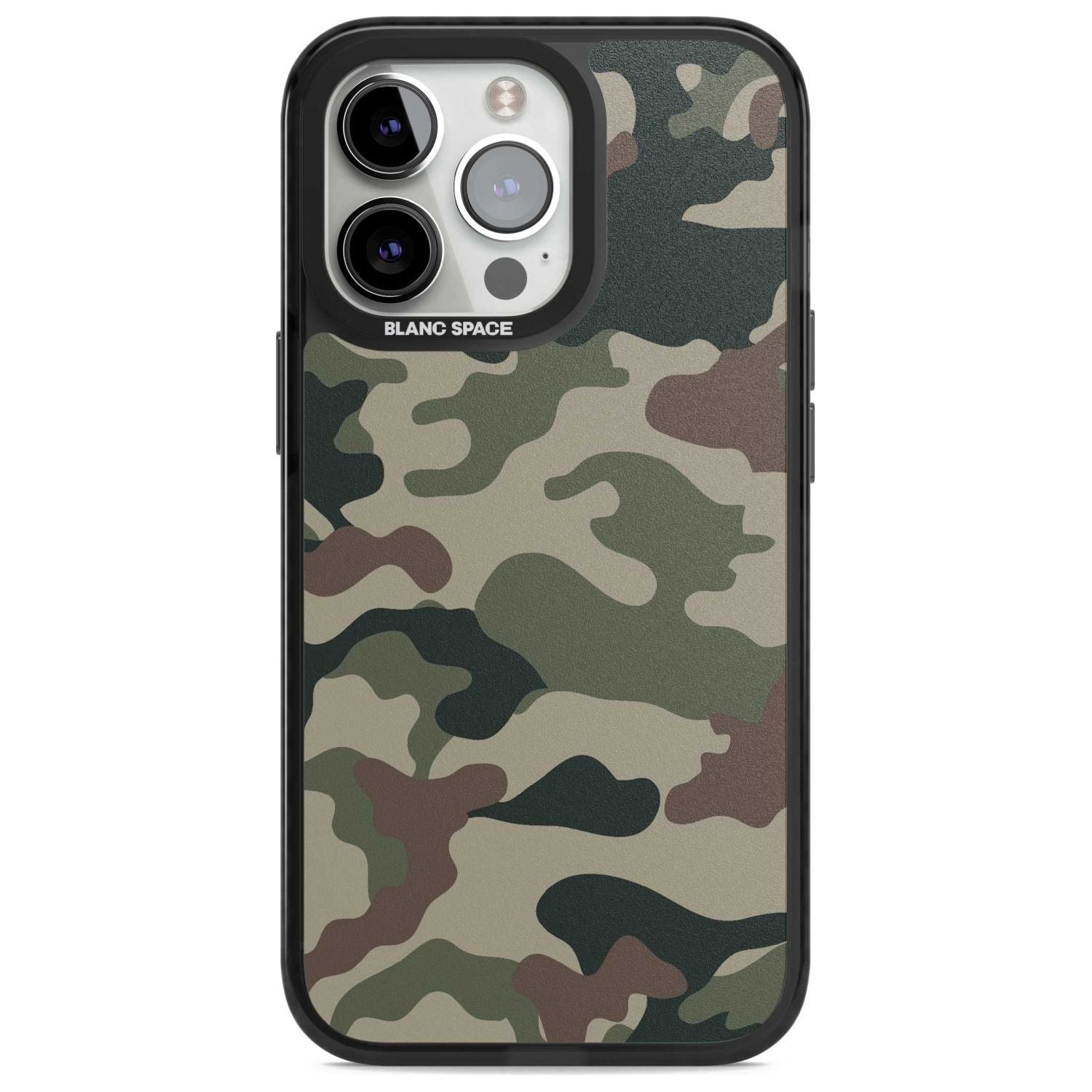 Green and Brown Camo Phone Case iPhone 15 Pro Max / Magsafe Black Impact Case,iPhone 15 Pro / Magsafe Black Impact Case,iPhone 14 Pro Max / Magsafe Black Impact Case,iPhone 14 Pro / Magsafe Black Impact Case,iPhone 13 Pro / Magsafe Black Impact Case Blanc Space
