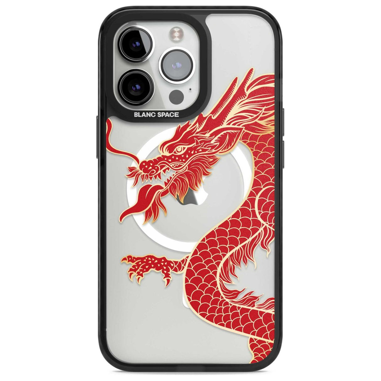 Large Red Dragon Phone Case iPhone 15 Pro Max / Magsafe Black Impact Case,iPhone 15 Pro / Magsafe Black Impact Case,iPhone 14 Pro Max / Magsafe Black Impact Case,iPhone 14 Pro / Magsafe Black Impact Case,iPhone 13 Pro / Magsafe Black Impact Case Blanc Space