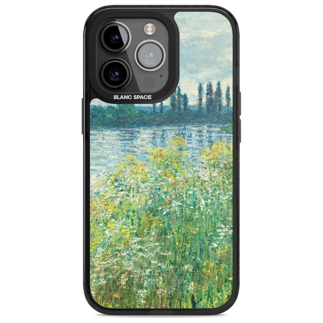 Banks of the Seine by Claude Monet Phone Case iPhone 15 Pro Max / Magsafe Black Impact Case,iPhone 15 Pro / Magsafe Black Impact Case,iPhone 14 Pro Max / Magsafe Black Impact Case,iPhone 14 Pro / Magsafe Black Impact Case,iPhone 13 Pro / Magsafe Black Impact Case Blanc Space