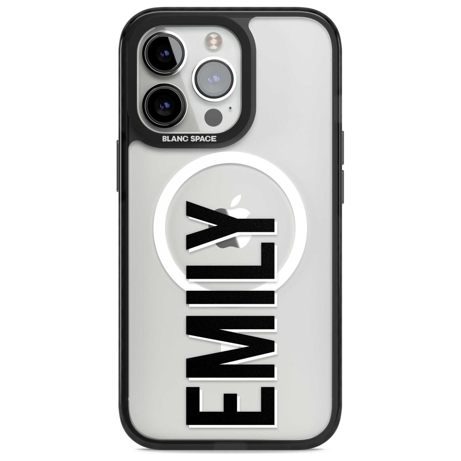 Personalised Clear Text  3A Custom Phone Case iPhone 15 Pro Max / Magsafe Black Impact Case,iPhone 15 Pro / Magsafe Black Impact Case,iPhone 14 Pro Max / Magsafe Black Impact Case,iPhone 14 Pro / Magsafe Black Impact Case,iPhone 13 Pro / Magsafe Black Impact Case Blanc Space