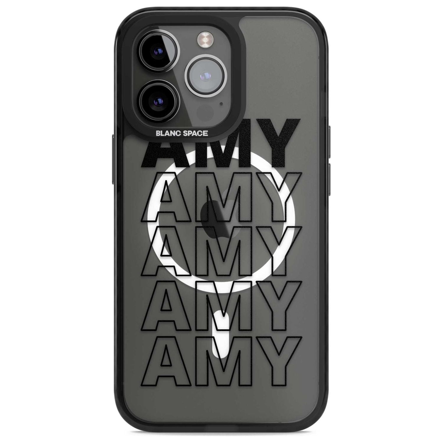 Personalised Clear Text  5A Custom Phone Case iPhone 15 Pro Max / Magsafe Black Impact Case,iPhone 15 Pro / Magsafe Black Impact Case,iPhone 14 Pro Max / Magsafe Black Impact Case,iPhone 14 Pro / Magsafe Black Impact Case,iPhone 13 Pro / Magsafe Black Impact Case Blanc Space