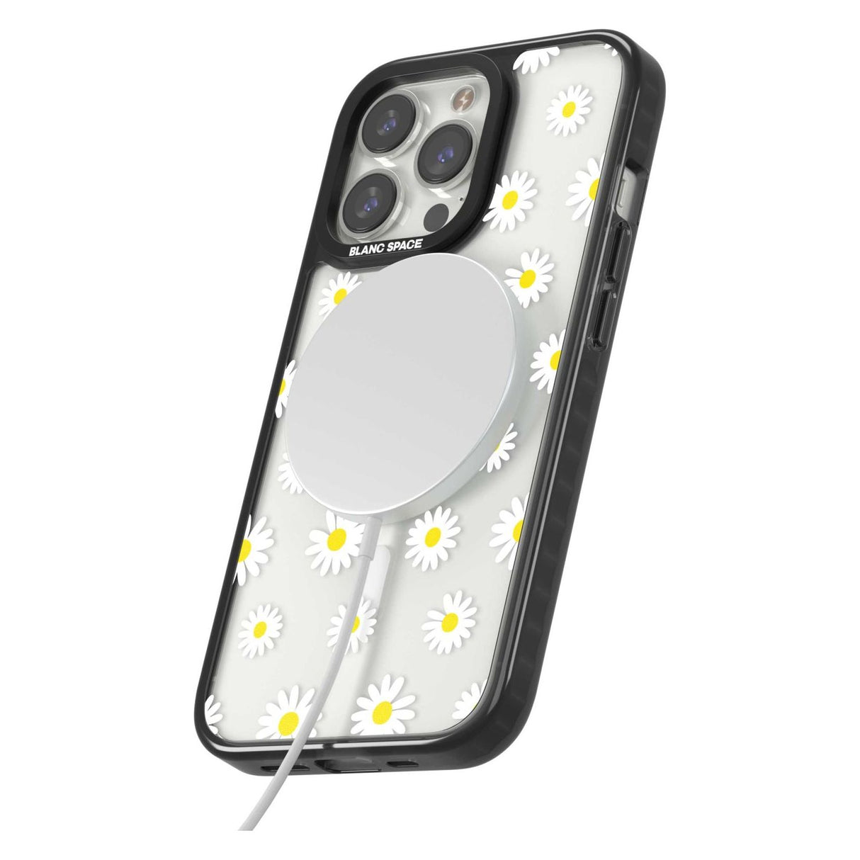 White Daisy Pattern (Clear)