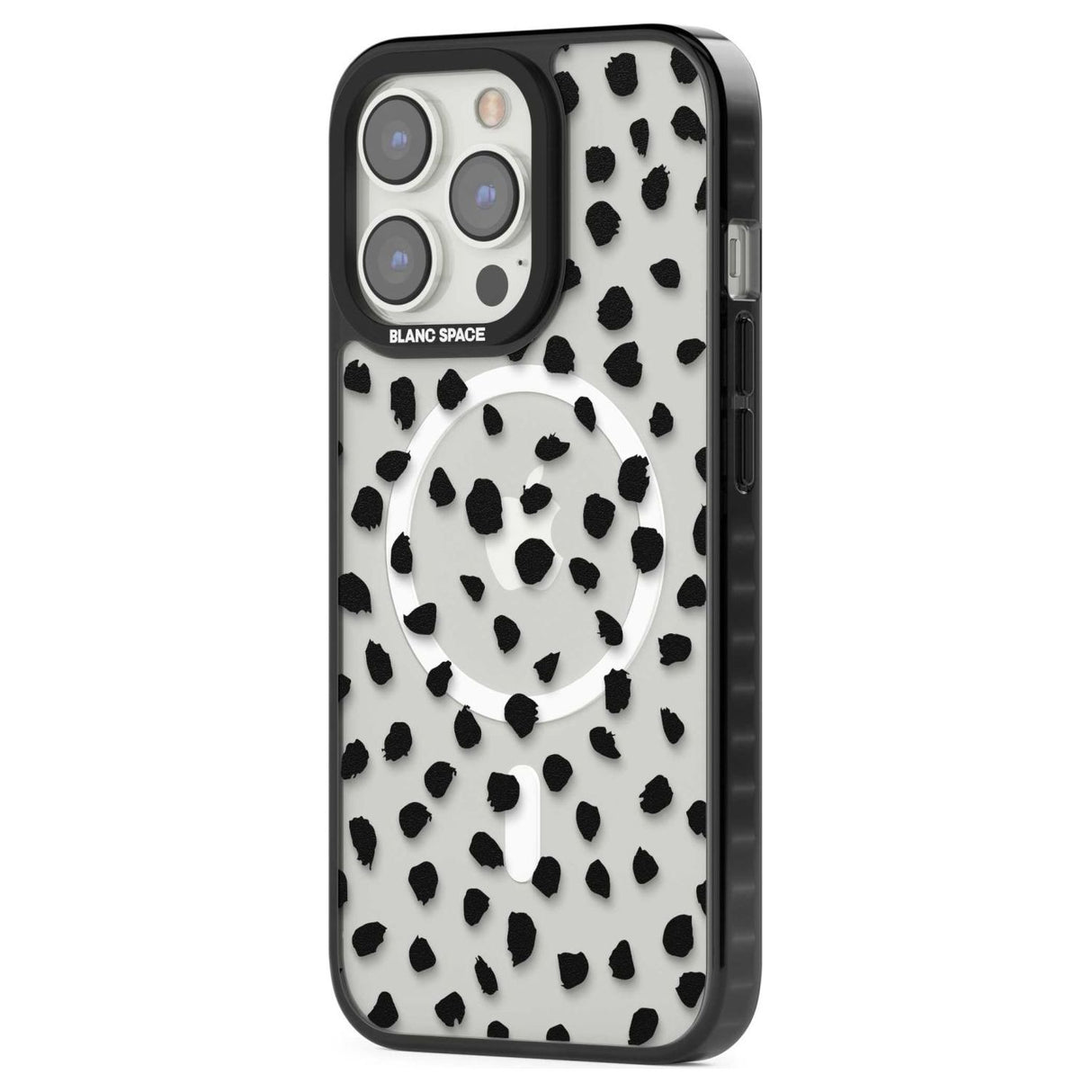 Black on Transparent Dalmatian Polka Dot Spots Phone Case iPhone 15 Pro Max / Black Impact Case,iPhone 15 Plus / Black Impact Case,iPhone 15 Pro / Black Impact Case,iPhone 15 / Black Impact Case,iPhone 15 Pro Max / Impact Case,iPhone 15 Plus / Impact Case,iPhone 15 Pro / Impact Case,iPhone 15 / Impact Case,iPhone 15 Pro Max / Magsafe Black Impact Case,iPhone 15 Plus / Magsafe Black Impact Case,iPhone 15 Pro / Magsafe Black Impact Case,iPhone 15 / Magsafe Black Impact Case,iPhone 14 Pro Max / Black Impact Ca