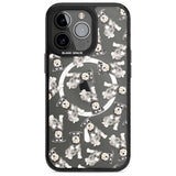 Miniature Schnauzer Watercolour Dog Pattern Phone Case iPhone 15 Pro Max / Magsafe Black Impact Case,iPhone 15 Pro / Magsafe Black Impact Case,iPhone 14 Pro Max / Magsafe Black Impact Case,iPhone 14 Pro / Magsafe Black Impact Case,iPhone 13 Pro / Magsafe Black Impact Case Blanc Space