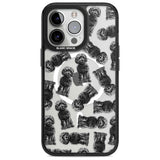 Cockapoo (Black) Watercolour Dog Pattern Phone Case iPhone 15 Pro Max / Magsafe Black Impact Case,iPhone 15 Pro / Magsafe Black Impact Case,iPhone 14 Pro Max / Magsafe Black Impact Case,iPhone 14 Pro / Magsafe Black Impact Case,iPhone 13 Pro / Magsafe Black Impact Case Blanc Space