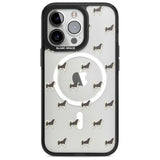 Alaskan Malamute Dog Pattern Clear Phone Case iPhone 15 Pro Max / Magsafe Black Impact Case,iPhone 15 Pro / Magsafe Black Impact Case,iPhone 14 Pro Max / Magsafe Black Impact Case,iPhone 14 Pro / Magsafe Black Impact Case,iPhone 13 Pro / Magsafe Black Impact Case Blanc Space