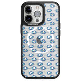 Crazy Eyes (Clear) Psychedelic Eyes Pattern Phone Case iPhone 15 Pro Max / Magsafe Black Impact Case,iPhone 15 Pro / Magsafe Black Impact Case,iPhone 14 Pro Max / Magsafe Black Impact Case,iPhone 14 Pro / Magsafe Black Impact Case,iPhone 13 Pro / Magsafe Black Impact Case Blanc Space