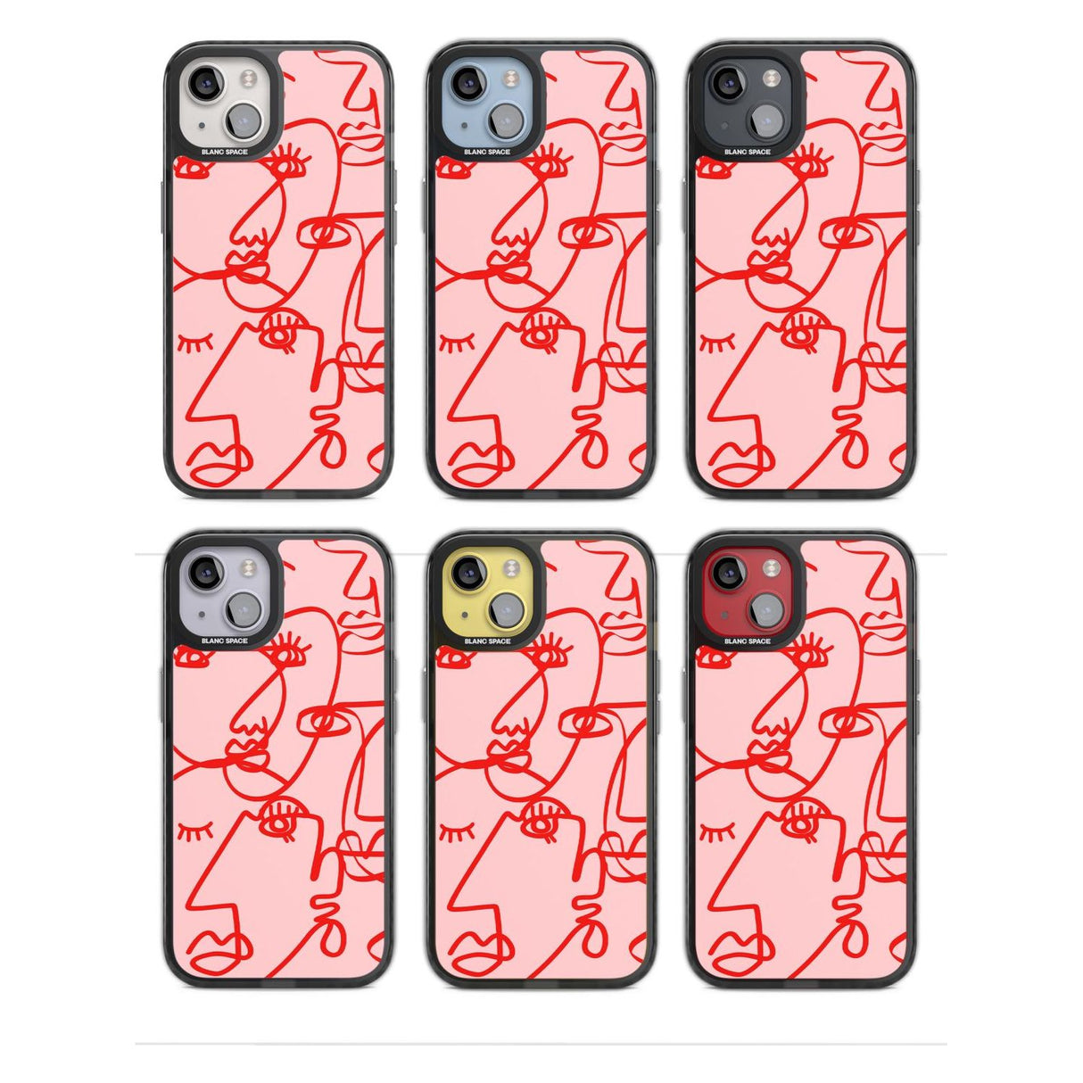 Abstract Continuous Line Faces Red on Pink Phone Case iPhone 15 Pro Max / Black Impact Case,iPhone 15 Plus / Black Impact Case,iPhone 15 Pro / Black Impact Case,iPhone 15 / Black Impact Case,iPhone 15 Pro Max / Impact Case,iPhone 15 Plus / Impact Case,iPhone 15 Pro / Impact Case,iPhone 15 / Impact Case,iPhone 15 Pro Max / Magsafe Black Impact Case,iPhone 15 Plus / Magsafe Black Impact Case,iPhone 15 Pro / Magsafe Black Impact Case,iPhone 15 / Magsafe Black Impact Case,iPhone 14 Pro Max / Black Impact Case,i