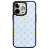 Pale Blue Daisies Phone Case iPhone 15 Pro Max / Magsafe Black Impact Case,iPhone 15 Pro / Magsafe Black Impact Case,iPhone 14 Pro Max / Magsafe Black Impact Case,iPhone 14 Pro / Magsafe Black Impact Case,iPhone 13 Pro / Magsafe Black Impact Case Blanc Space