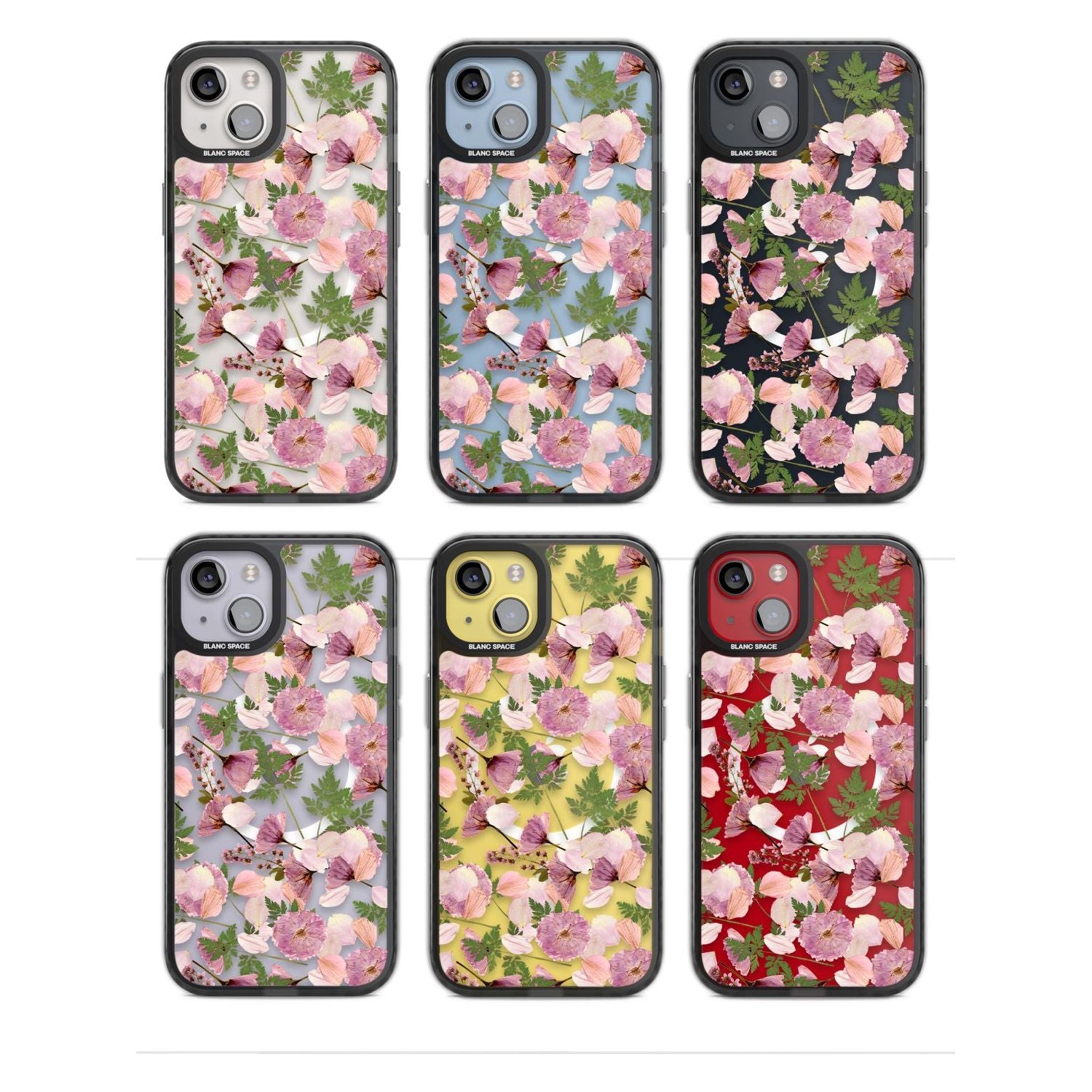 Leafy Floral Pattern Transparent Design