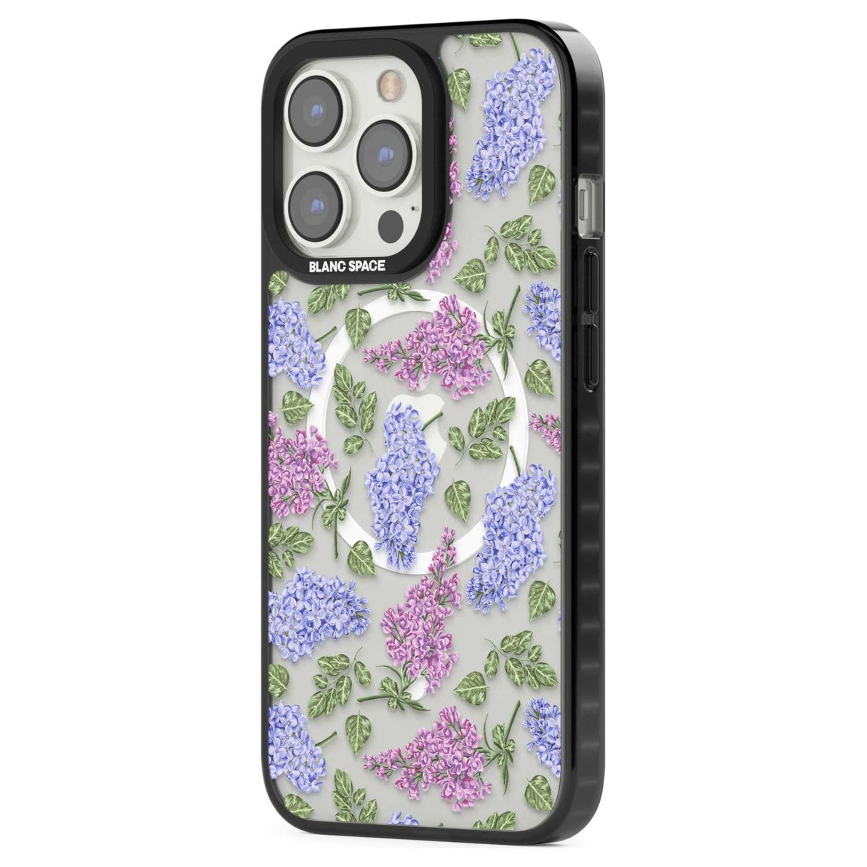 Purple Blossoms Transparent Floral