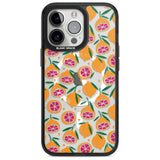 Blood Orange Fruit Pattern Transparent Phone Case iPhone 15 Pro / Magsafe Black Impact Case,iPhone 15 Pro Max / Magsafe Black Impact Case,iPhone 14 Pro Max / Magsafe Black Impact Case,iPhone 13 Pro / Magsafe Black Impact Case,iPhone 14 Pro / Magsafe Black Impact Case Blanc Space