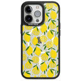 Bright Lemon Fruity Pattern Phone Case iPhone 15 Pro Max / Magsafe Black Impact Case,iPhone 15 Pro / Magsafe Black Impact Case,iPhone 14 Pro Max / Magsafe Black Impact Case,iPhone 14 Pro / Magsafe Black Impact Case,iPhone 13 Pro / Magsafe Black Impact Case Blanc Space