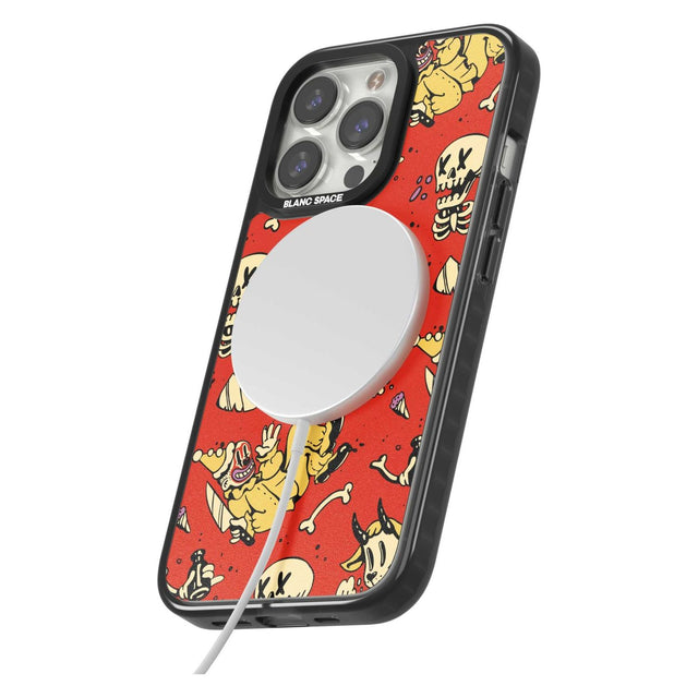 Red Retro Halloween Pattern