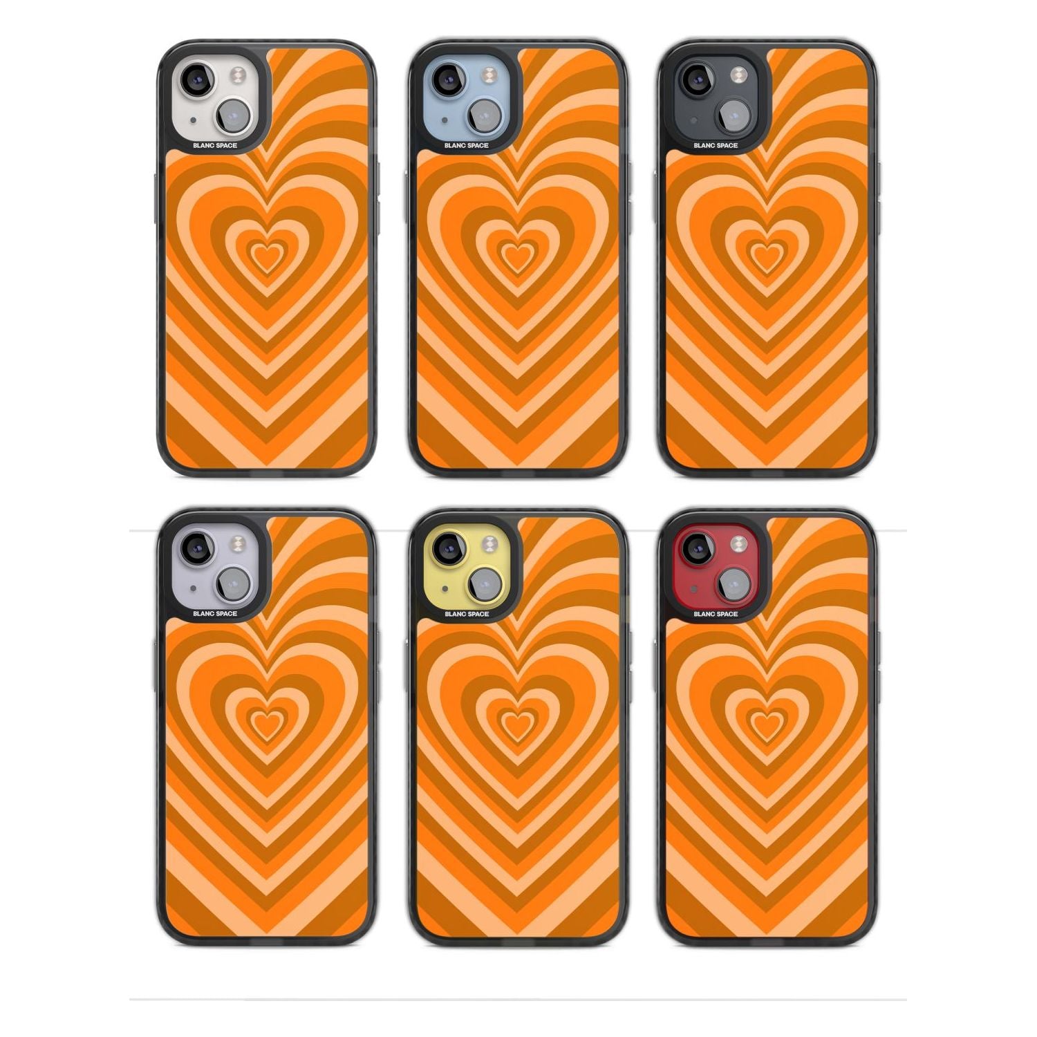 Orange Heart Illusion