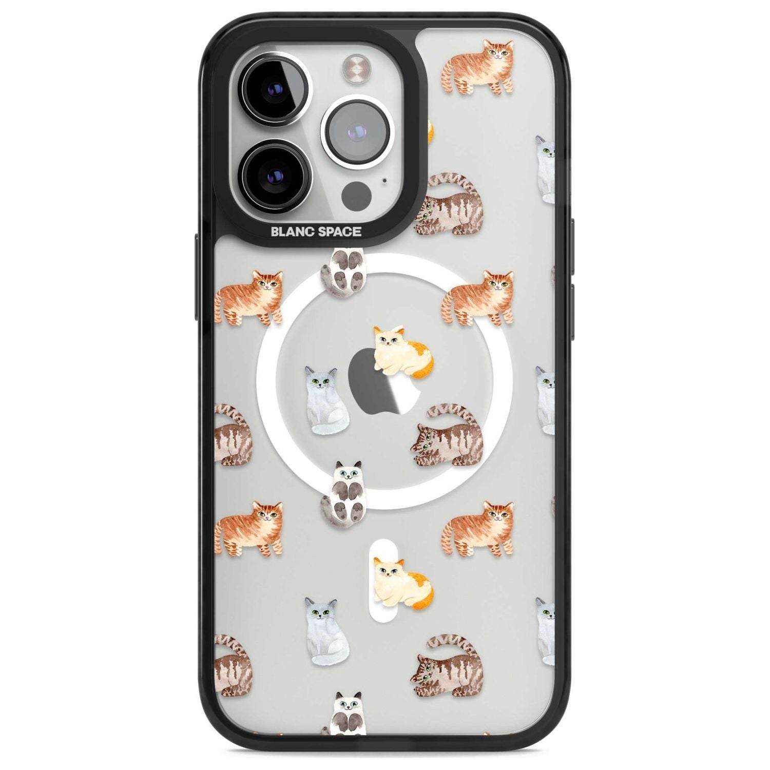 Cute Cat Pattern - Clear
