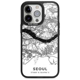 Map of Seoul, South Korea Phone Case iPhone 15 Pro Max / Magsafe Black Impact Case,iPhone 15 Pro / Magsafe Black Impact Case,iPhone 14 Pro Max / Magsafe Black Impact Case,iPhone 14 Pro / Magsafe Black Impact Case,iPhone 13 Pro / Magsafe Black Impact Case Blanc Space