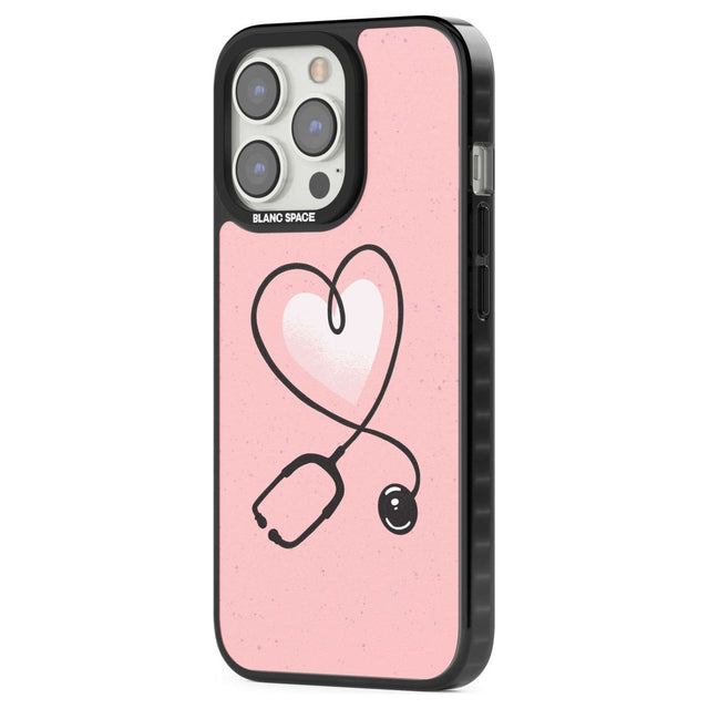 Medical Inspired Design Stethoscope Heart Phone Case iPhone 15 Pro Max / Black Impact Case,iPhone 15 Plus / Black Impact Case,iPhone 15 Pro / Black Impact Case,iPhone 15 / Black Impact Case,iPhone 15 Pro Max / Impact Case,iPhone 15 Plus / Impact Case,iPhone 15 Pro / Impact Case,iPhone 15 / Impact Case,iPhone 15 Pro Max / Magsafe Black Impact Case,iPhone 15 Plus / Magsafe Black Impact Case,iPhone 15 Pro / Magsafe Black Impact Case,iPhone 15 / Magsafe Black Impact Case,iPhone 14 Pro Max / Black Impact Case,iP