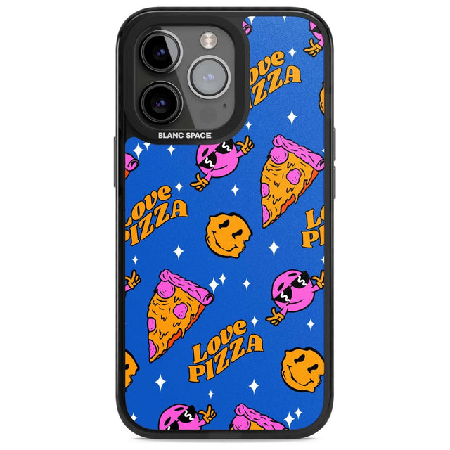 Psychedelic Love Pizza Pattern