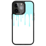 Melted Effect: Teal & White Phone Case iPhone 15 Pro Max / Magsafe Black Impact Case,iPhone 15 Pro / Magsafe Black Impact Case,iPhone 14 Pro Max / Magsafe Black Impact Case,iPhone 14 Pro / Magsafe Black Impact Case,iPhone 13 Pro / Magsafe Black Impact Case Blanc Space