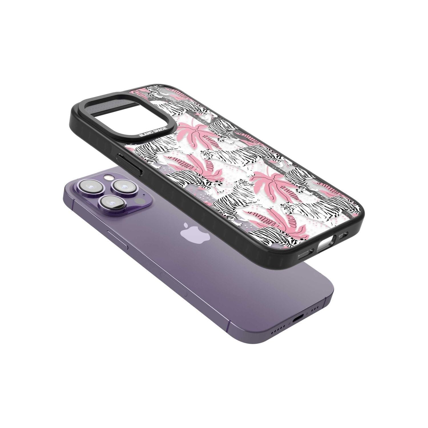 Pink & White Tropical Tigers