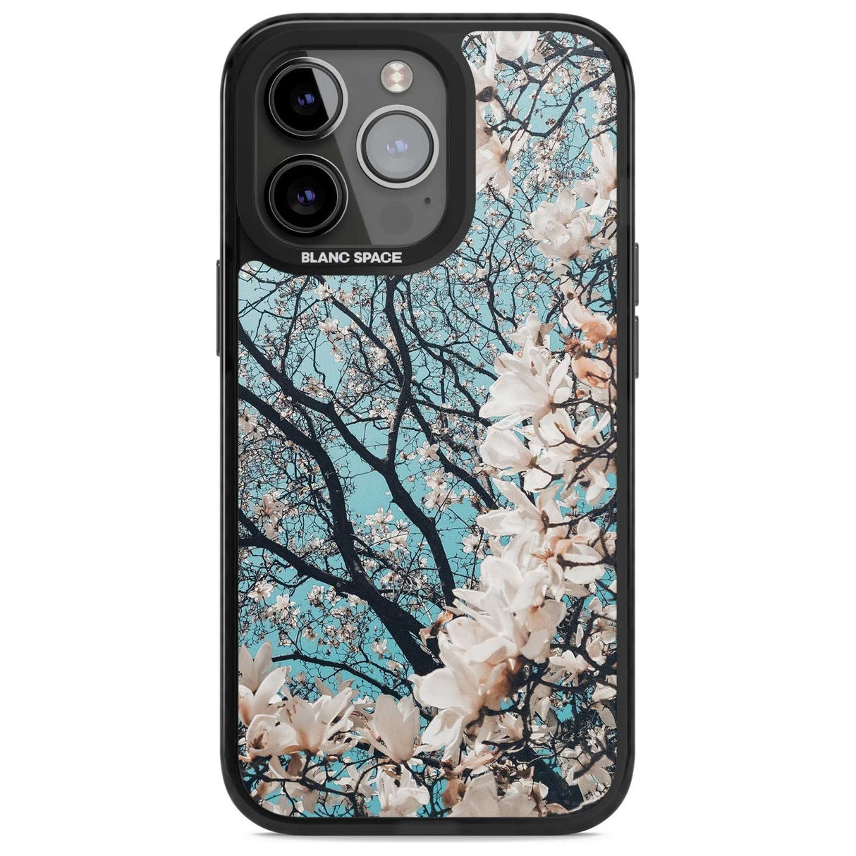 Magnolia Tree Photograph Phone Case iPhone 15 Pro Max / Magsafe Black Impact Case,iPhone 15 Pro / Magsafe Black Impact Case,iPhone 14 Pro Max / Magsafe Black Impact Case,iPhone 14 Pro / Magsafe Black Impact Case,iPhone 13 Pro / Magsafe Black Impact Case Blanc Space