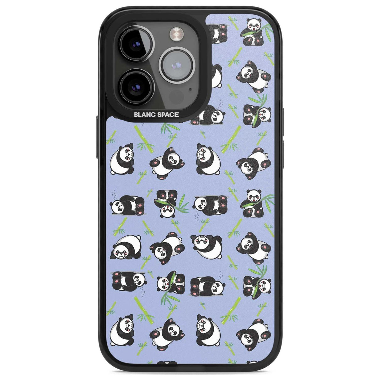 Panda Pattern Phone Case iPhone 15 Pro / Magsafe Black Impact Case,iPhone 15 Pro Max / Magsafe Black Impact Case,iPhone 14 Pro Max / Magsafe Black Impact Case,iPhone 13 Pro / Magsafe Black Impact Case,iPhone 14 Pro / Magsafe Black Impact Case Blanc Space