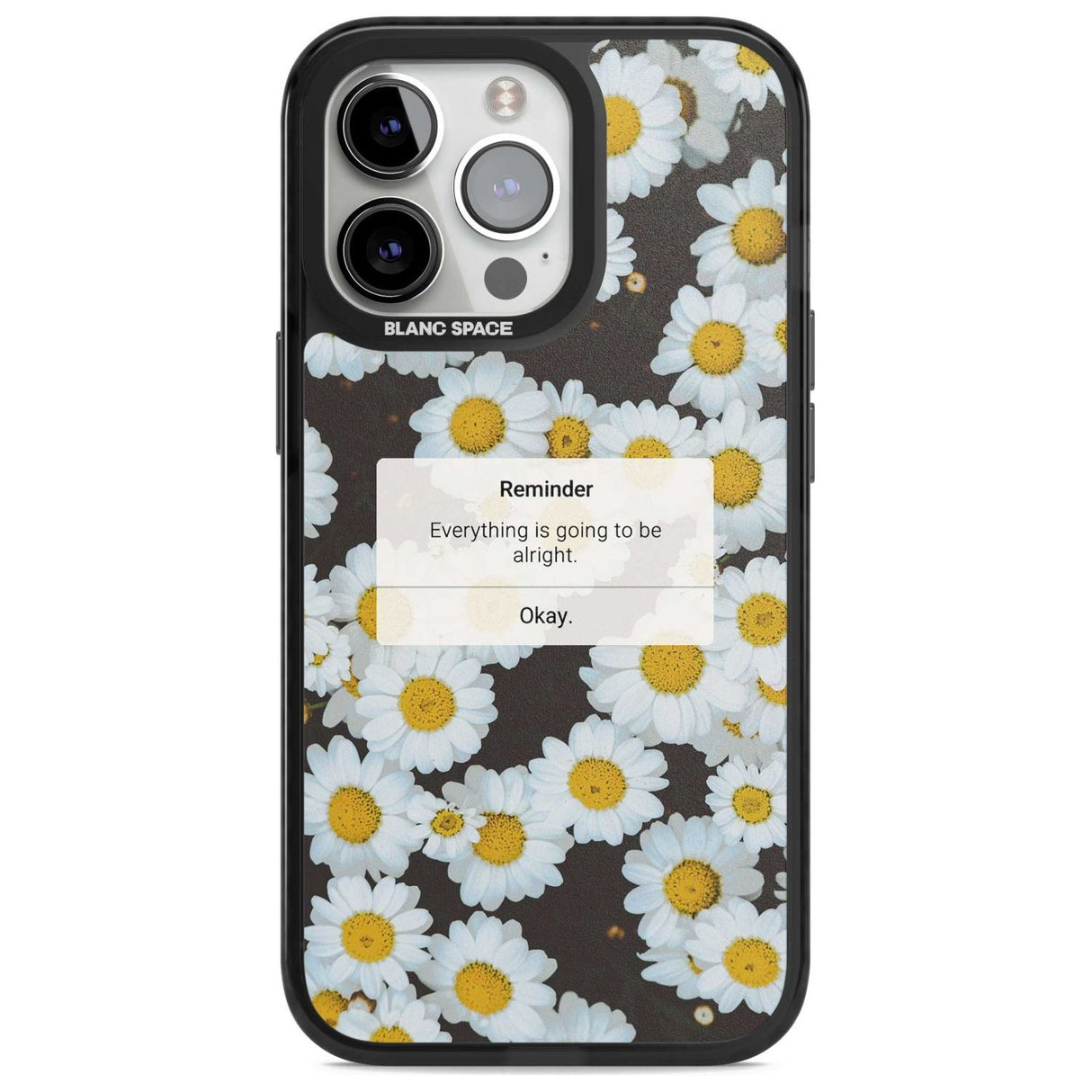 "Everything will be alright" iPhone Reminder Phone Case iPhone 15 Pro Max / Magsafe Black Impact Case,iPhone 15 Pro / Magsafe Black Impact Case,iPhone 14 Pro Max / Magsafe Black Impact Case,iPhone 14 Pro / Magsafe Black Impact Case,iPhone 13 Pro / Magsafe Black Impact Case Blanc Space