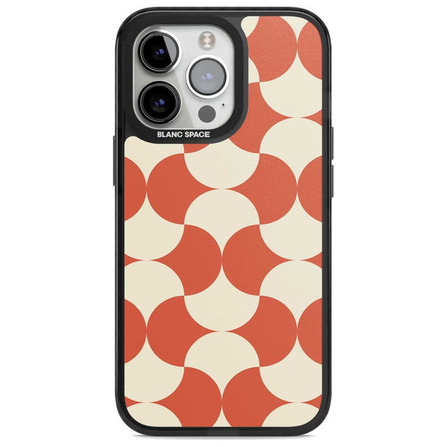 Abstract Retro Shapes: Psychedelic Pattern Phone Case iPhone 15 Pro Max / Magsafe Black Impact Case,iPhone 15 Pro / Magsafe Black Impact Case,iPhone 14 Pro Max / Magsafe Black Impact Case,iPhone 14 Pro / Magsafe Black Impact Case,iPhone 13 Pro / Magsafe Black Impact Case Blanc Space