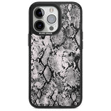 Pastel Snakeskin - Grey Phone Case iPhone 15 Pro / Magsafe Black Impact Case,iPhone 15 Pro Max / Magsafe Black Impact Case,iPhone 14 Pro Max / Magsafe Black Impact Case,iPhone 13 Pro / Magsafe Black Impact Case,iPhone 14 Pro / Magsafe Black Impact Case Blanc Space