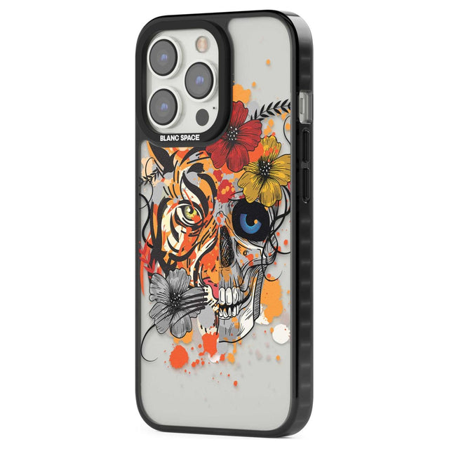 Sugar Skull Tiger Floral