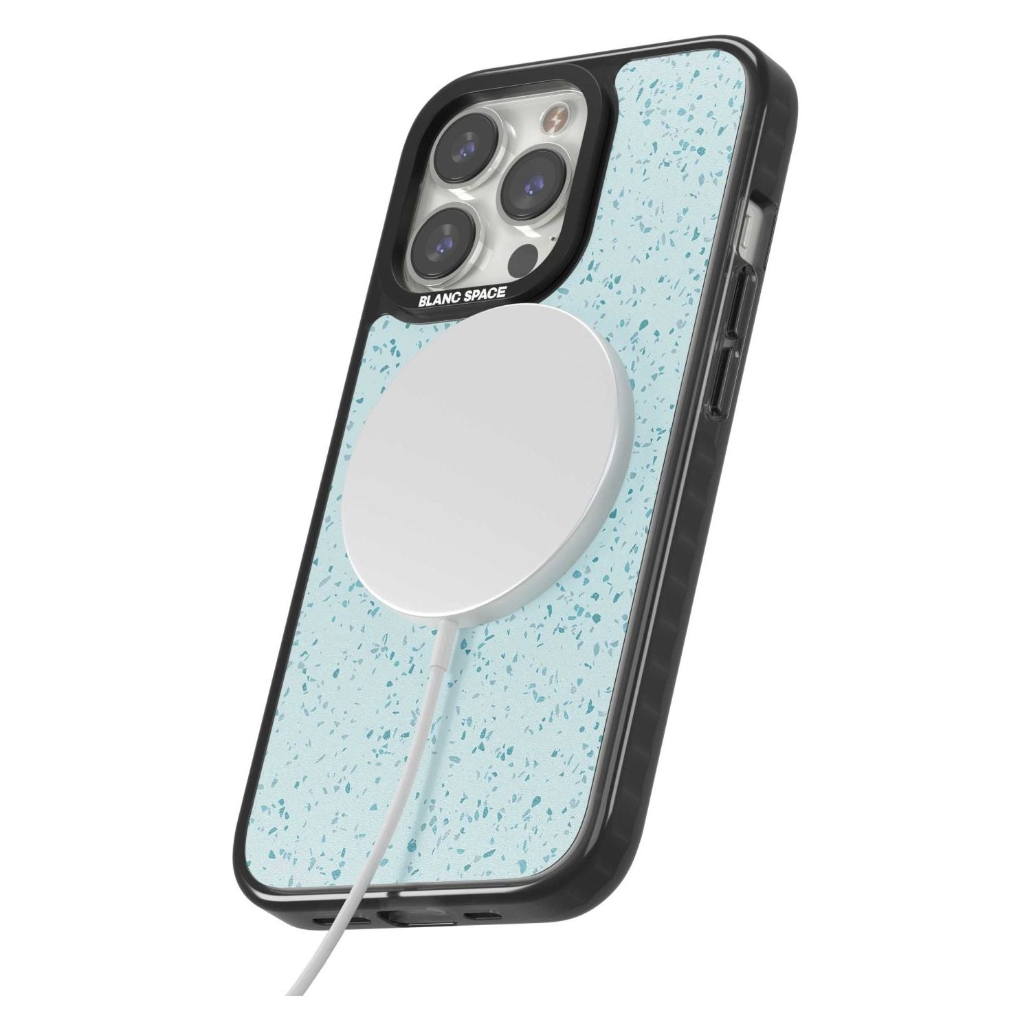 Light Blue Terrazzo Pattern