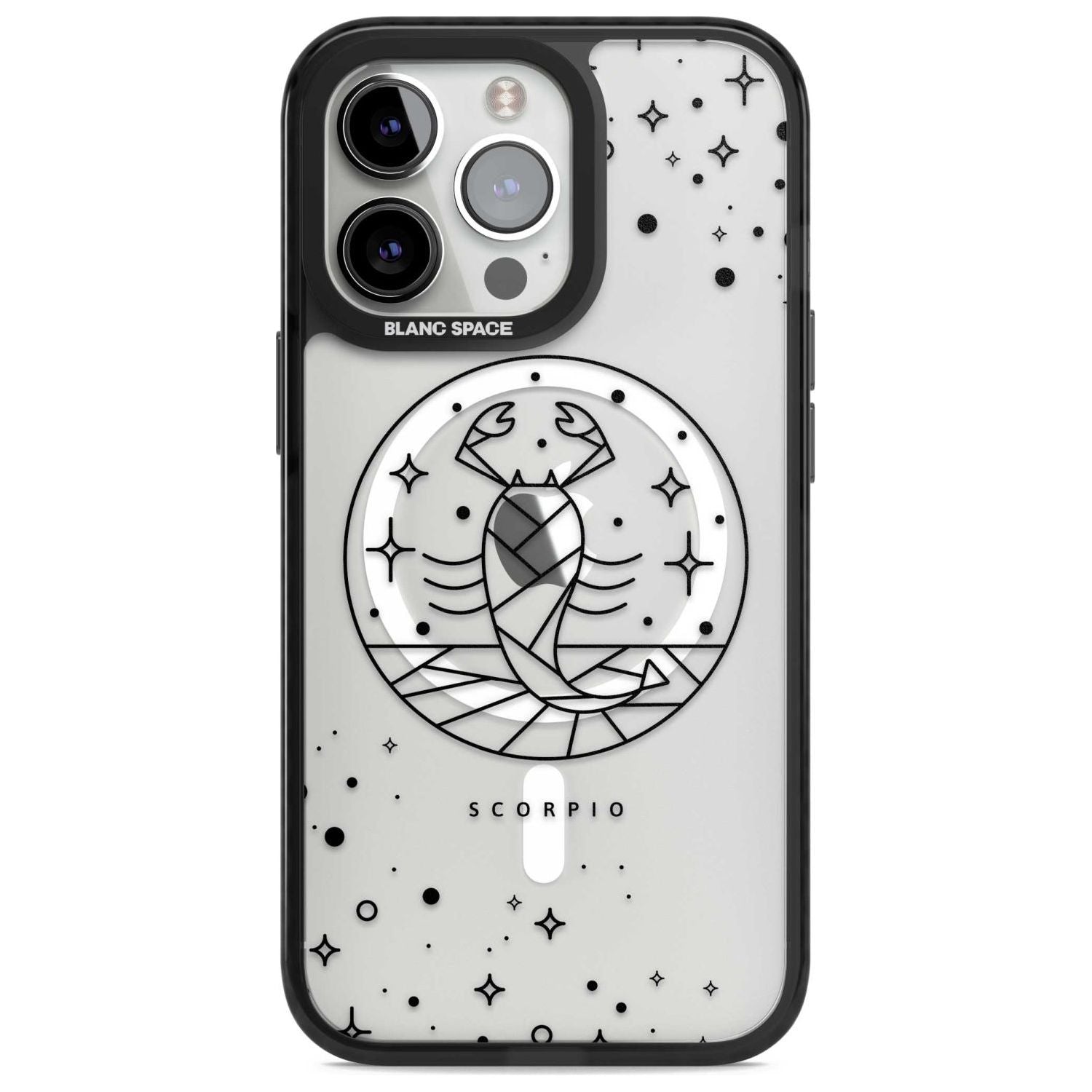 Scorpio Emblem Cosmic Design