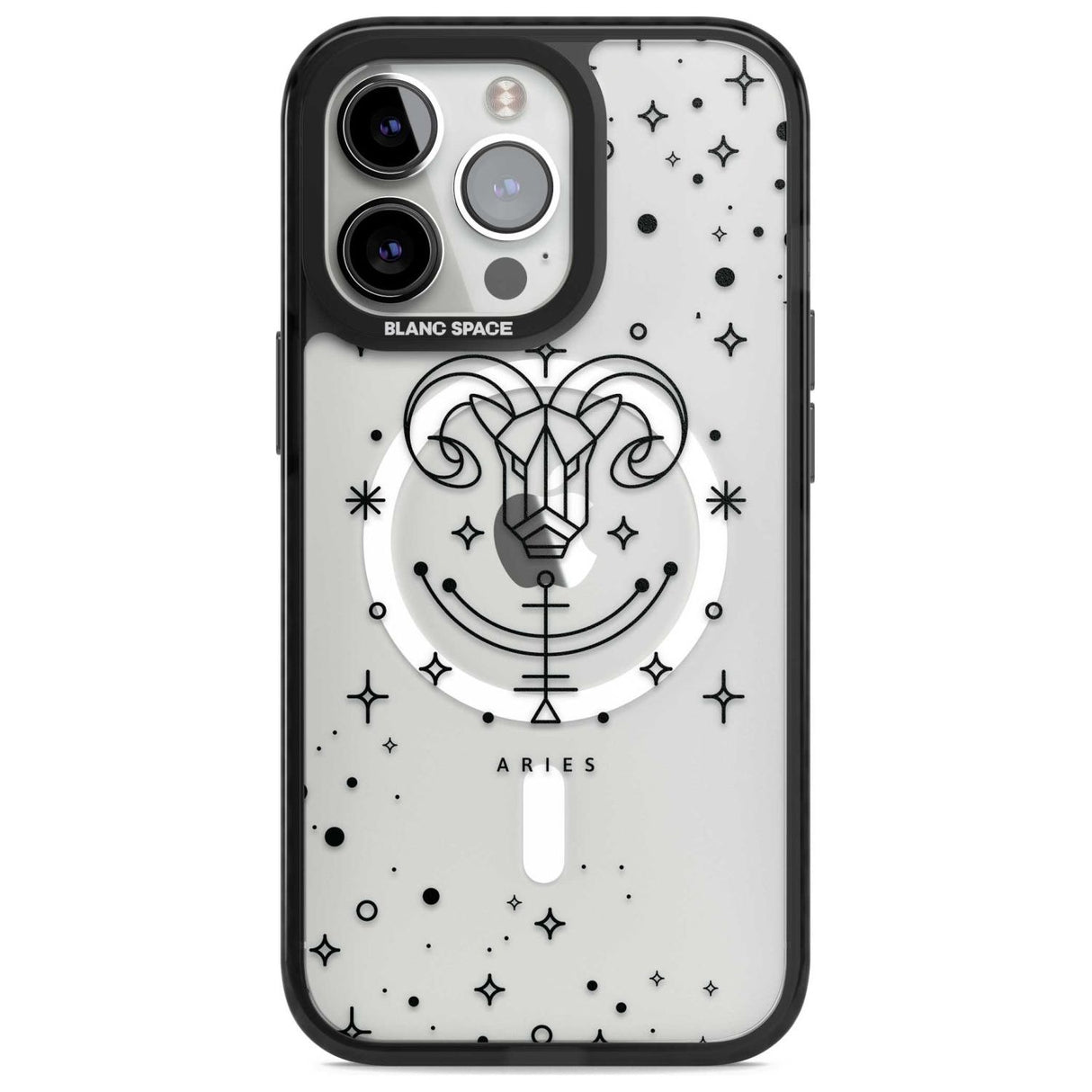 Aries Emblem - Transparent Design Phone Case iPhone 15 Pro Max / Magsafe Black Impact Case,iPhone 15 Pro / Magsafe Black Impact Case,iPhone 14 Pro Max / Magsafe Black Impact Case,iPhone 14 Pro / Magsafe Black Impact Case,iPhone 13 Pro / Magsafe Black Impact Case Blanc Space