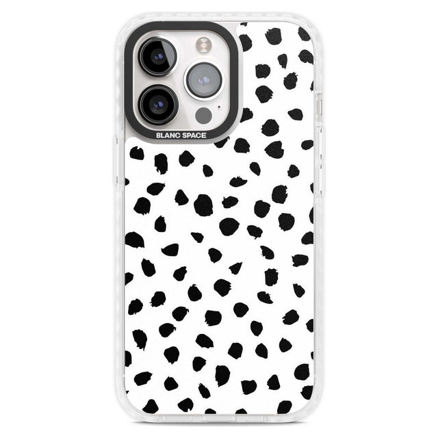 Dalmatian Print Phone Case iPhone 15 Pro Max / Magsafe Impact Case,iPhone 15 Pro / Magsafe Impact Case Blanc Space
