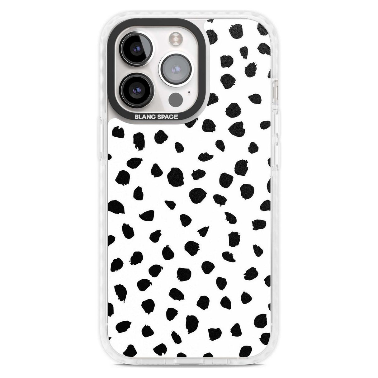 White Dalmatian Print