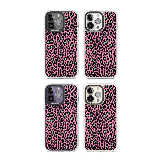 Green on Pink Leopard Print Pattern Phone Case iPhone 15 Pro Max / Black Impact Case,iPhone 15 Plus / Black Impact Case,iPhone 15 Pro / Black Impact Case,iPhone 15 / Black Impact Case,iPhone 15 Pro Max / Impact Case,iPhone 15 Plus / Impact Case,iPhone 15 Pro / Impact Case,iPhone 15 / Impact Case,iPhone 15 Pro Max / Magsafe Black Impact Case,iPhone 15 Plus / Magsafe Black Impact Case,iPhone 15 Pro / Magsafe Black Impact Case,iPhone 15 / Magsafe Black Impact Case,iPhone 14 Pro Max / Black Impact Case,iPhone 1