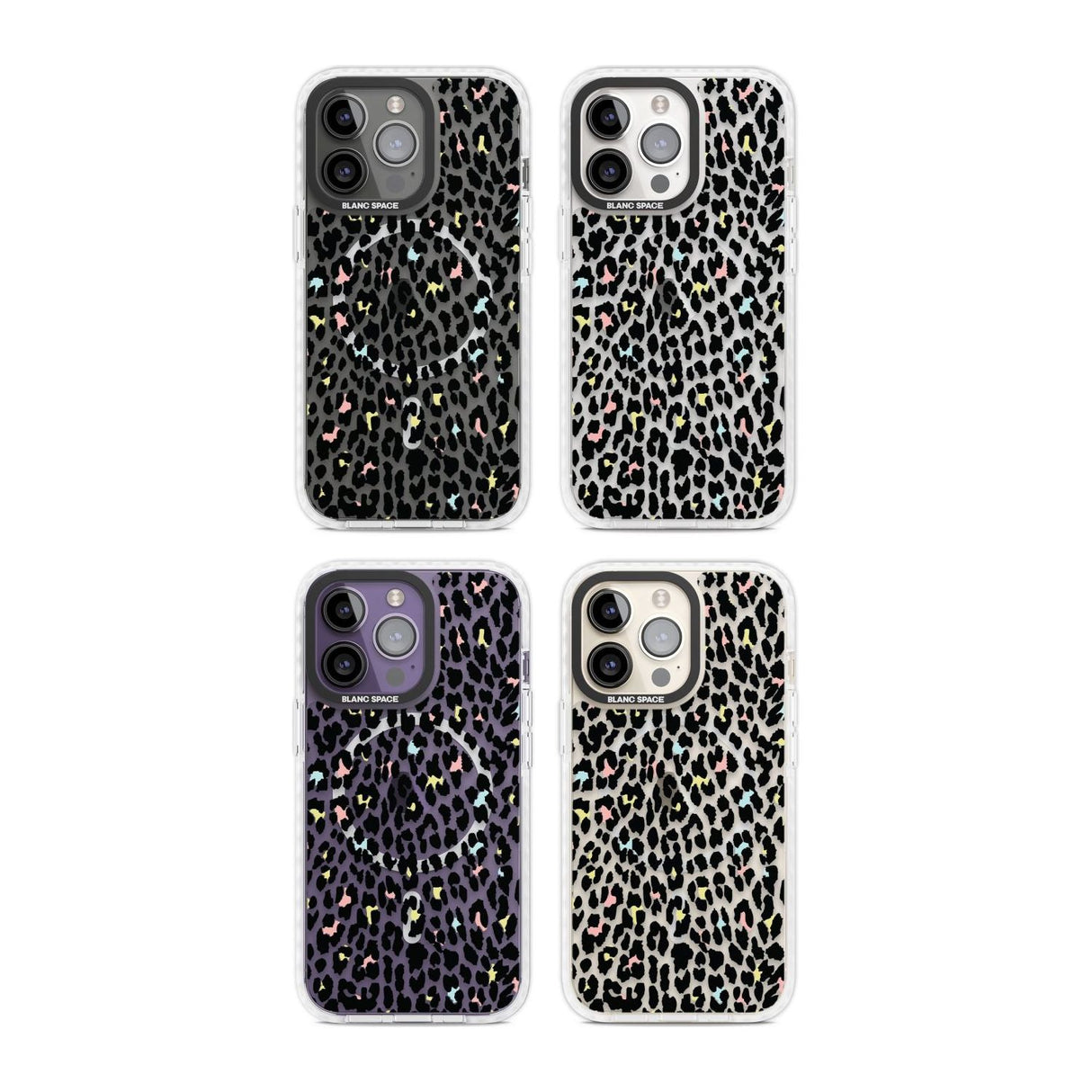 Mixed Pastels Leopard Print - Transparent Phone Case iPhone 15 Pro Max / Black Impact Case,iPhone 15 Plus / Black Impact Case,iPhone 15 Pro / Black Impact Case,iPhone 15 / Black Impact Case,iPhone 15 Pro Max / Impact Case,iPhone 15 Plus / Impact Case,iPhone 15 Pro / Impact Case,iPhone 15 / Impact Case,iPhone 15 Pro Max / Magsafe Black Impact Case,iPhone 15 Plus / Magsafe Black Impact Case,iPhone 15 Pro / Magsafe Black Impact Case,iPhone 15 / Magsafe Black Impact Case,iPhone 14 Pro Max / Black Impact Case,iP