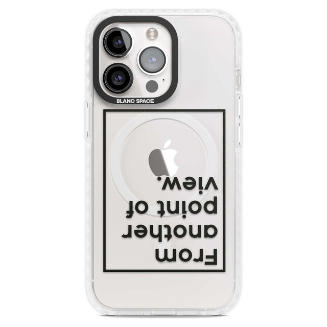 Another Point of View Phone Case iPhone 15 Pro Max / Magsafe Impact Case,iPhone 15 Pro / Magsafe Impact Case Blanc Space