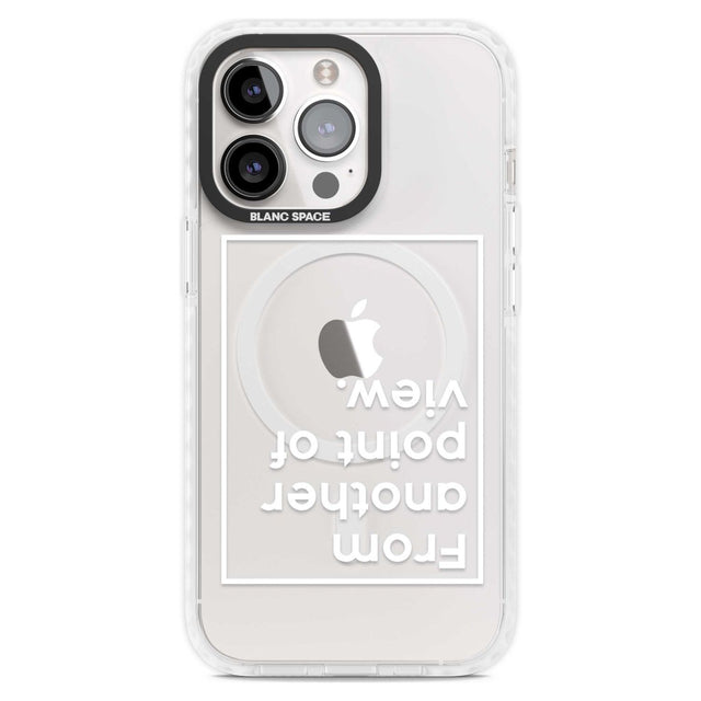 Another Point of View (White) Phone Case iPhone 15 Pro Max / Magsafe Impact Case,iPhone 15 Pro / Magsafe Impact Case Blanc Space