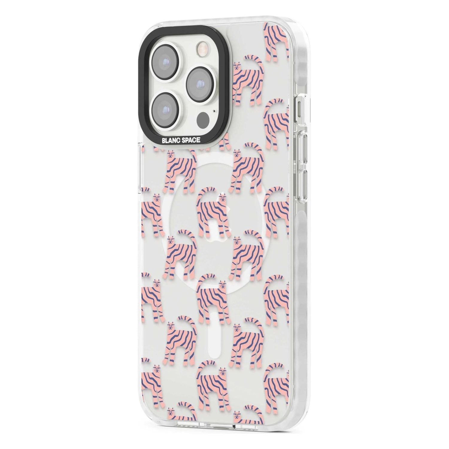 Pink And Blue Cat Pattern