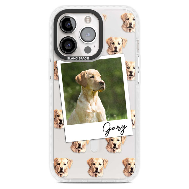 Personalised Labrador, Tan - Dog Photo Custom Phone Case iPhone 15 Pro Max / Magsafe Impact Case,iPhone 15 Pro / Magsafe Impact Case Blanc Space