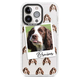 Personalised Springer Spaniel - Dog Photo Custom Phone Case iPhone 15 Pro Max / Magsafe Impact Case,iPhone 15 Pro / Magsafe Impact Case Blanc Space