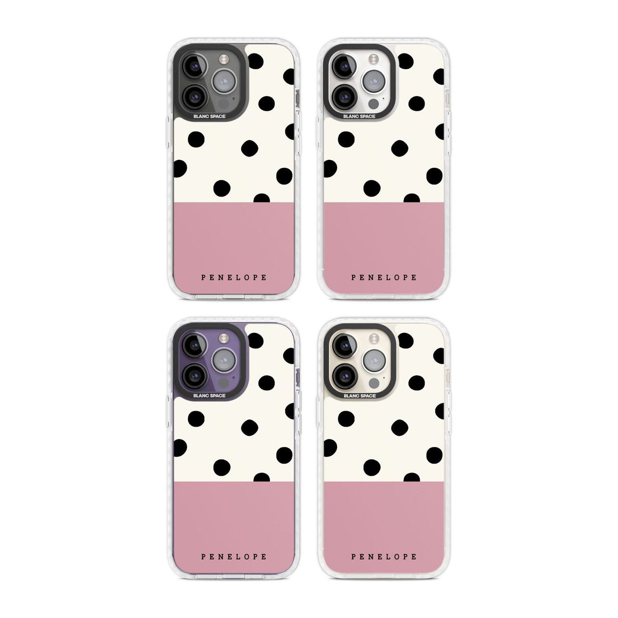 Personalised Pink Border Polka Dot Custom Phone Case iPhone 15 Pro Max / Black Impact Case,iPhone 15 Plus / Black Impact Case,iPhone 15 Pro / Black Impact Case,iPhone 15 / Black Impact Case,iPhone 15 Pro Max / Impact Case,iPhone 15 Plus / Impact Case,iPhone 15 Pro / Impact Case,iPhone 15 / Impact Case,iPhone 15 Pro Max / Magsafe Black Impact Case,iPhone 15 Plus / Magsafe Black Impact Case,iPhone 15 Pro / Magsafe Black Impact Case,iPhone 15 / Magsafe Black Impact Case,iPhone 14 Pro Max / Black Impact Case,iP