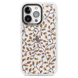 Personalised Autumn Leaves Pattern Custom Phone Case iPhone 15 Pro Max / Magsafe Impact Case,iPhone 15 Pro / Magsafe Impact Case Blanc Space