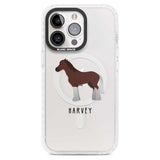 Personalised Brown Horse Custom Phone Case iPhone 15 Pro Max / Magsafe Impact Case,iPhone 15 Pro / Magsafe Impact Case Blanc Space