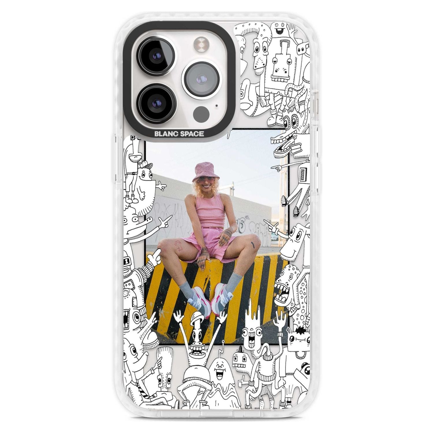 Personalised Look At This Photo Case Custom Phone Case iPhone 15 Pro Max / Magsafe Impact Case,iPhone 15 Pro / Magsafe Impact Case Blanc Space