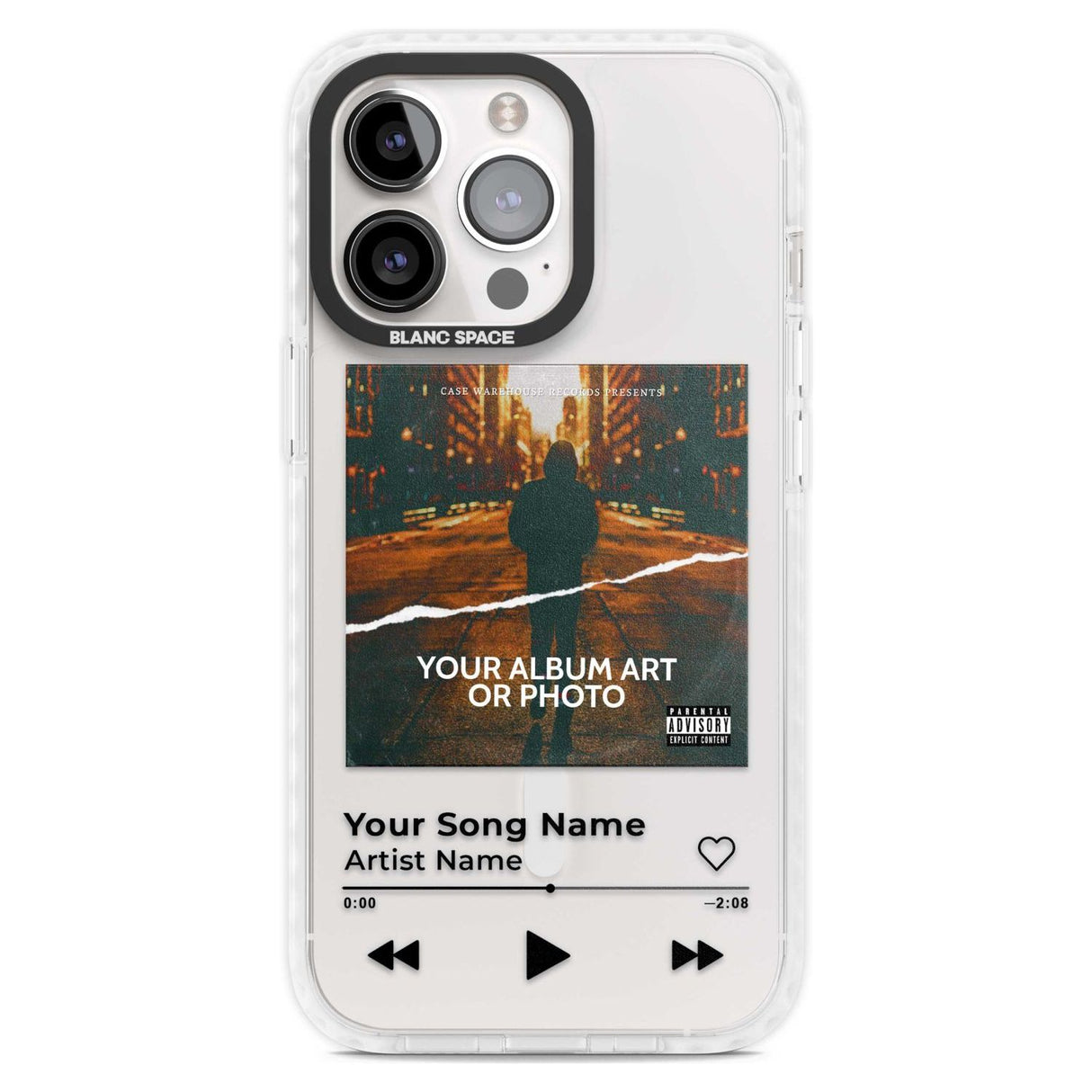 Personalised Album Art Custom Phone Case iPhone 15 Pro Max / Magsafe Impact Case,iPhone 15 Pro / Magsafe Impact Case Blanc Space