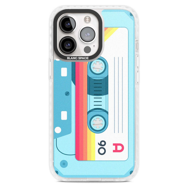 Personalised Sporty Cassette Custom Phone Case iPhone 15 Pro Max / Magsafe Impact Case,iPhone 15 Pro / Magsafe Impact Case Blanc Space
