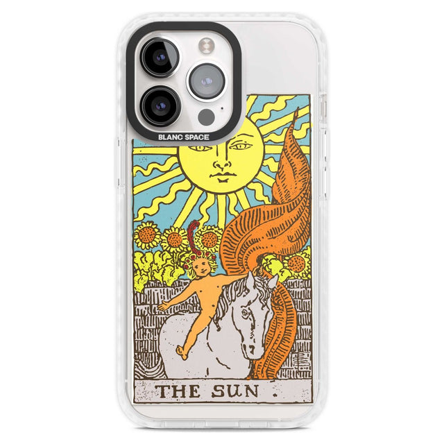 Personalised The Sun Tarot Card - Colour Custom Phone Case iPhone 15 Pro Max / Magsafe Impact Case,iPhone 15 Pro / Magsafe Impact Case Blanc Space